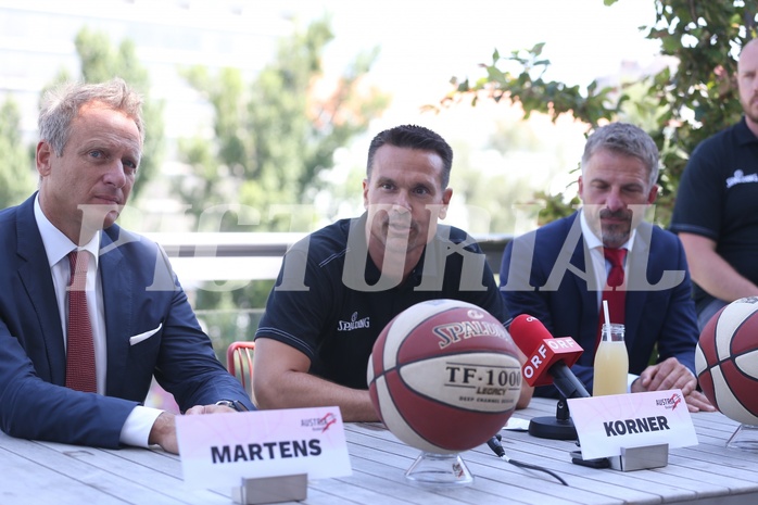 Basketball ÖBV 2019, Pressekonferenz  vs. 


