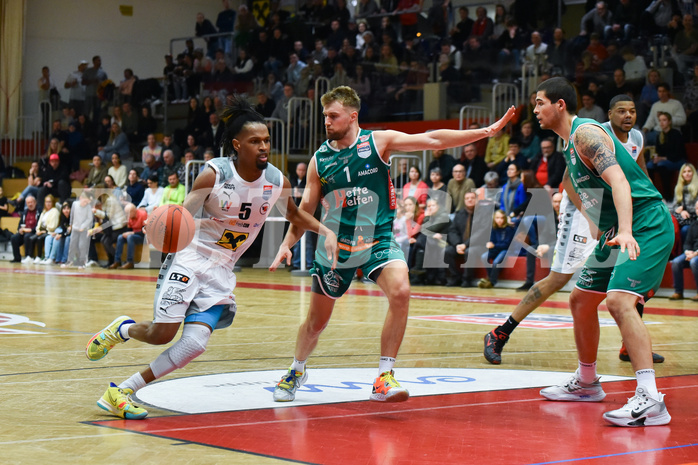 Win2Day Basketball Superliga 2022/23, Grunddurchgang 19.Runde, Flyers Wels vs. Kapfenberg,
