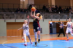 20.03.2024, Graz, Unionhalle A, Basketball Damen Superliga 2023/24, Semifinale, UBSC-DBBC Graz - SKN St. Pölten Frauen,  