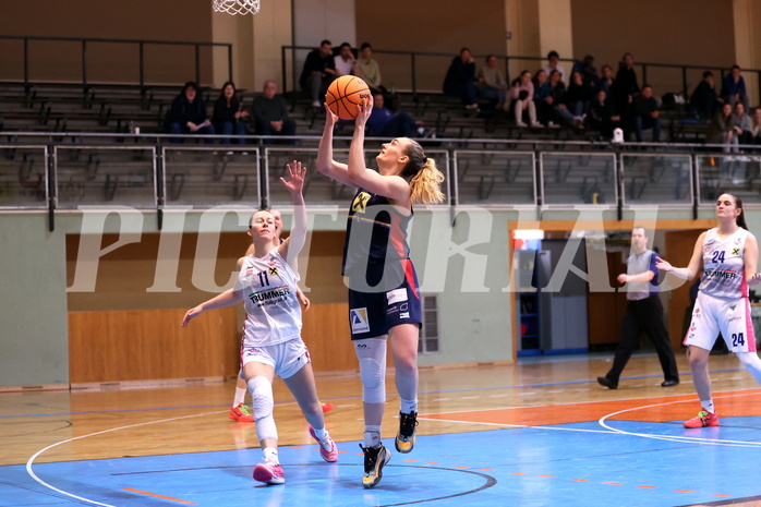 20.03.2024, Graz, Unionhalle A, Basketball Damen Superliga 2023/24, Semifinale, UBSC-DBBC Graz - SKN St. Pölten Frauen,  
