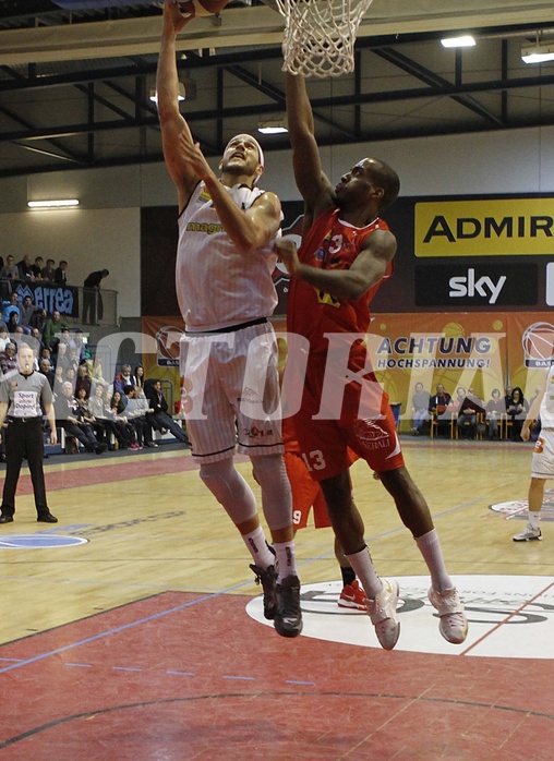 Basketball ABL 2015/16 Grunddurchgang 20.Runde  Güssing Knights vs WBC Wels
