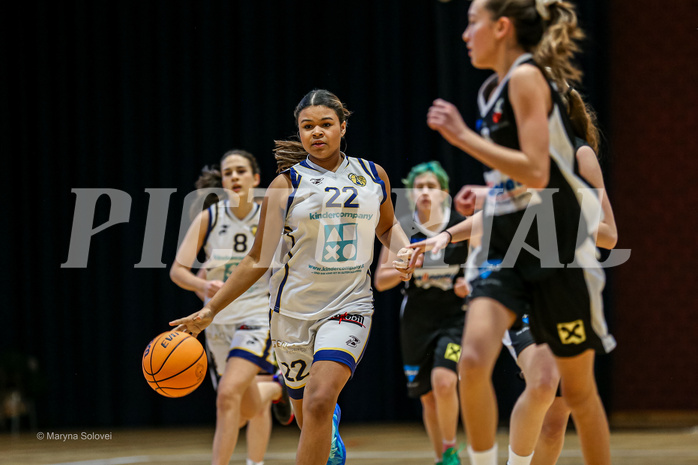 25.01.2025 Österreichischer Basketballverband 2024/25, SLWU16 WAT 3 Capricorns vs DBK Steyrer Witch Cadets