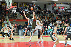 Basketball, Superliga 2024/25, Grunddurchgang 19.Runde, Flyers Wels vs. Klosterneuburg,

