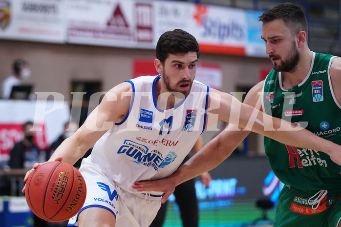 Basketball Superliga 2021/22, 2. Platzierungsrunde, Oberwart vs. Kapfenberg 


