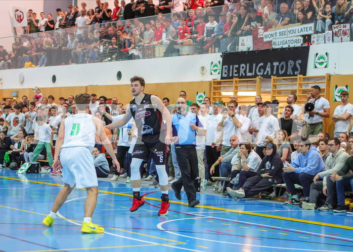 Basketball Zweite Liga 2023/24, Playoff, Finale Spiel 2 Union Deutsch Wagram Aligators vs. Mistelbach Mustangs