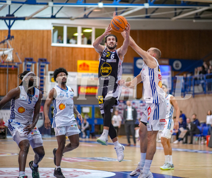 Basketball Superliga 2024/25, Grunddurchgang 10.Runde Oberwart Gunners vs. Gmunden Swans