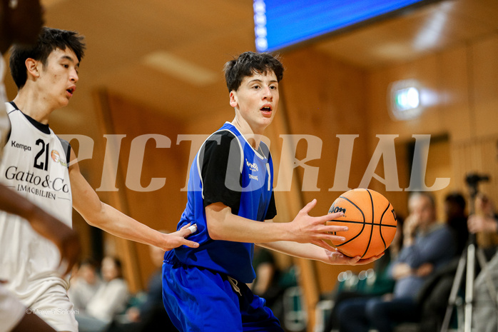 16.02.2025 Österreichischer Basketballverband 2024/25, SLMU16 Basket Flames WAT vs SG Salzkammergut