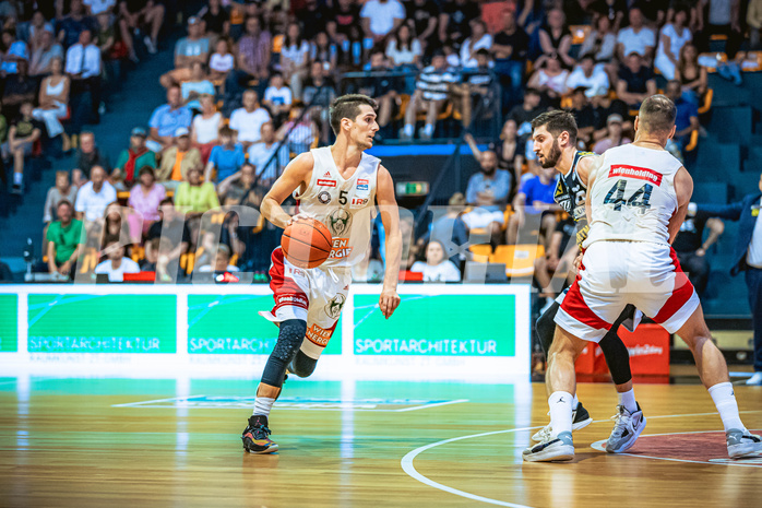 Basketball, Win2Day Superliga 2022/23, Playoff, Finale Spiel 4, BC Vienna, Gmunden Swans, 