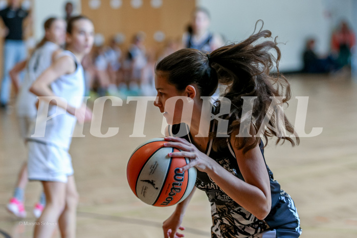 16.03.2025 Österreichischer Basketballverband 2024/25, SLWU14 Basket Flames UNION vs. VKL Vikings Swans