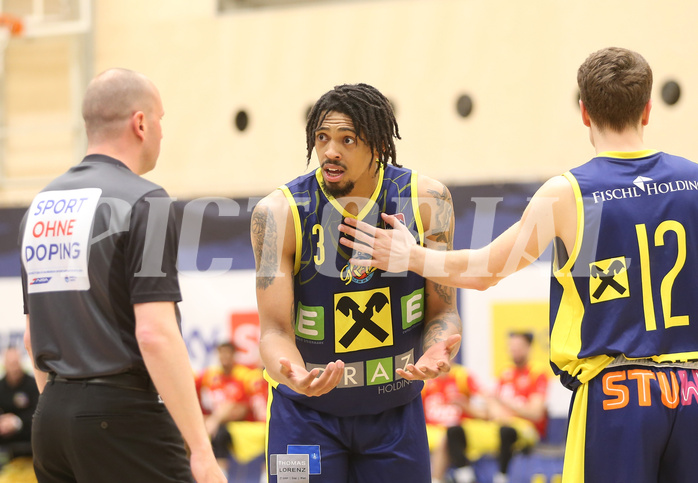 Basketball Superliga 2021/22, 7.Plazierungsrunde SKN St.Pölten vs. UBSC Graz