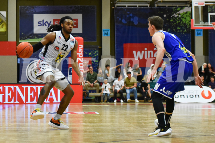 Basketball Superliga 2021/22, Viertelfinale Spiel 2, Flyers Wels vs Swans Gmunden