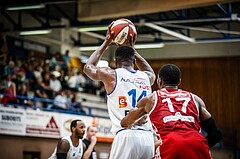 Basketball, ABL 2018/19, Playoff VF Spiel 1, Oberwart Gunners, BC Vienna, Christopher Tawiah (14)