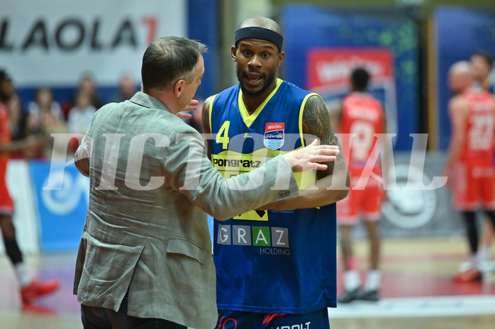 Basketball, Superliga 2024/25, Grunddurchgang 14.Runde, Flyers Wels vs. UBSC Graz,
