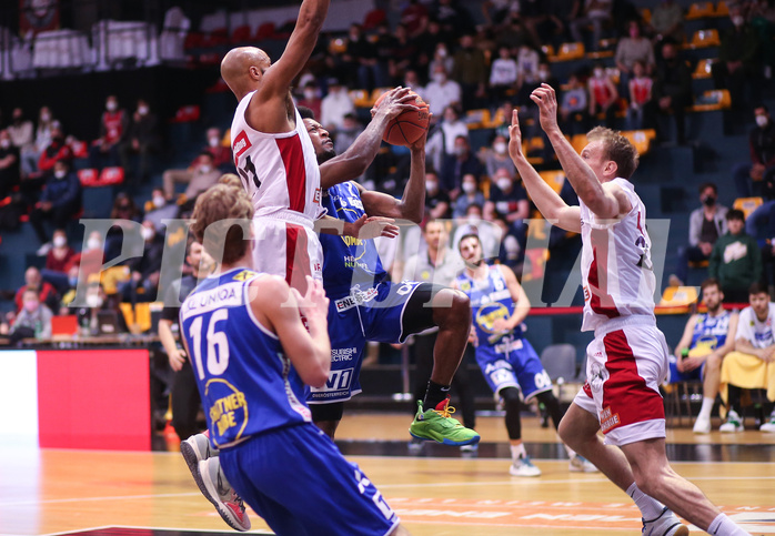Basketball Superliga 2021/22, 3.Plazierungsrunde BC Vienna vs. Gmunden Swans