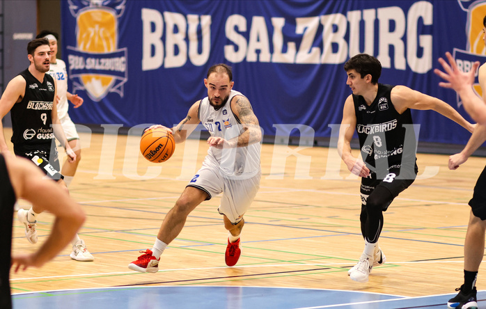 Basketball Zweite Liga 2023/24, Grunddurchgang 12.Runde BBU Salzburg vs. Güssing Blackbirds