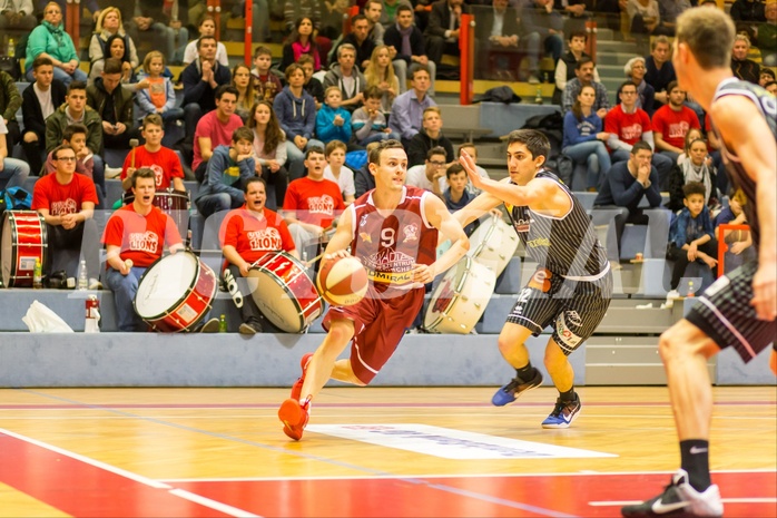 Basketball ABL 2015/16 Grunddurchgang 25.Runde Traiskirchen Lions vs. Güssing Knights 