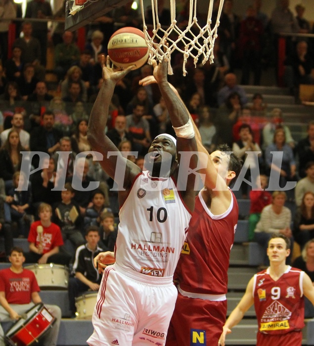 Basketball ABL 2015/16 Grunddurchgang 19.Runde Traiskirchen Lions vs. BC Vienna