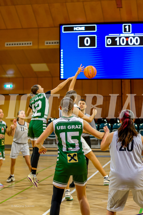 07.12.2024 Österreichischer Basketballverband 2024/25, SLWU14, Basket Flames UNION vs. UBI Graz

