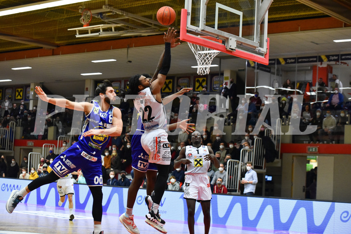 Basketball Superliga 2021/22, Grunddurchgang. 10.Runde Flyers Wels vs. Swans Gmunden