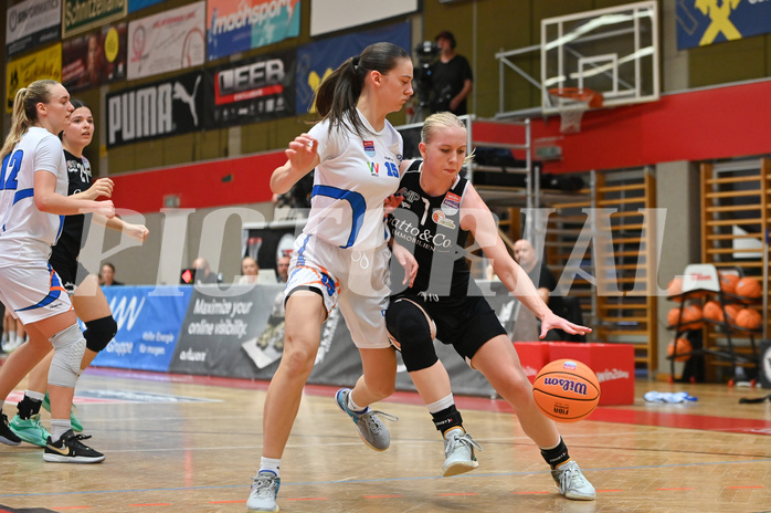 Basketball Superliga 2024/25, Supercup 1.Runde, DBB Wels vs Basket Flames Women,

