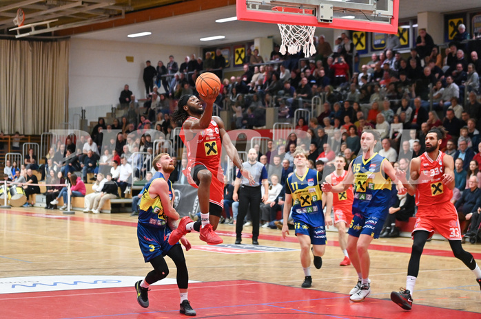 Basketball, Superliga 2024/25, Grunddurchgang 14.Runde, Flyers Wels vs. UBSC Graz,