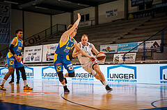 Basketball, bet-at-home Basketball Superliga 2020/21, Platzierungsrunde, 8. Runde, Oberwart Gunners, SKN St. Pölten, Sebastian Käferle (7)