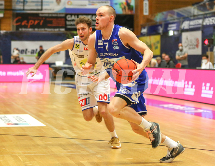 Basketball Superliga 2021/22, 7.Plazierungsrunde Gmunden Swans vs. Oberwart Gunners


