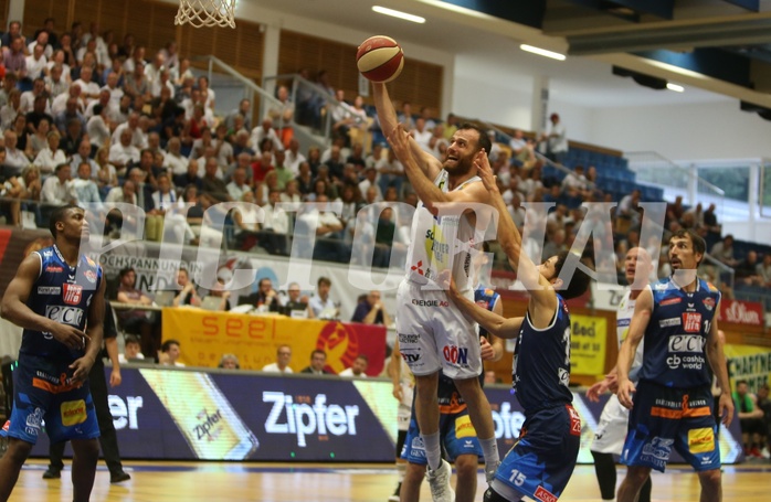 Basketball ABL 2017/18, Playoff Finale Spiel 6 Gmunden Swans vs. Kapfenberg Bulls


