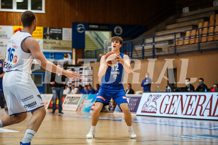 Basketball, bet-at-home Basketball Superliga 2020/21, Grunddurchgang 11. Runde, Oberwart Gunners, Vienna DC Timberwolves, Jakob Lohr (12)