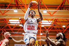 Basketball, win2day Basketball Superliga 2024/25, Playoffs Viertelfinale 2. Spiel
, BBC Nord Dragonz, Flyers Wels, Rayshawn Mart (3)
