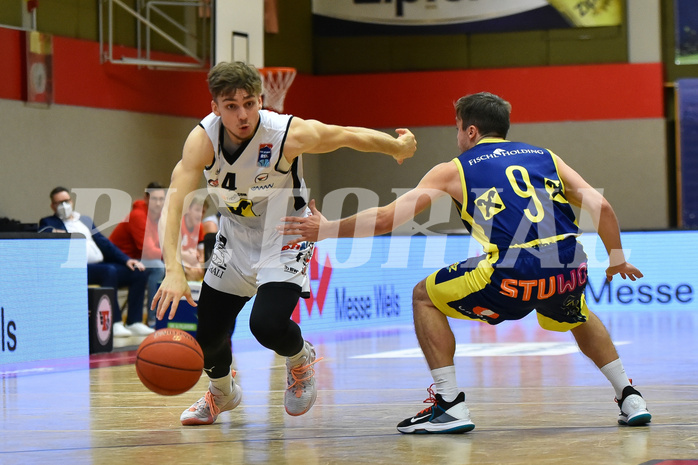 Basketball Superliga 2021/22, Grunddurchgang. 4.Runde Flyers Wels vs. UBSC Raiffeisen Graz