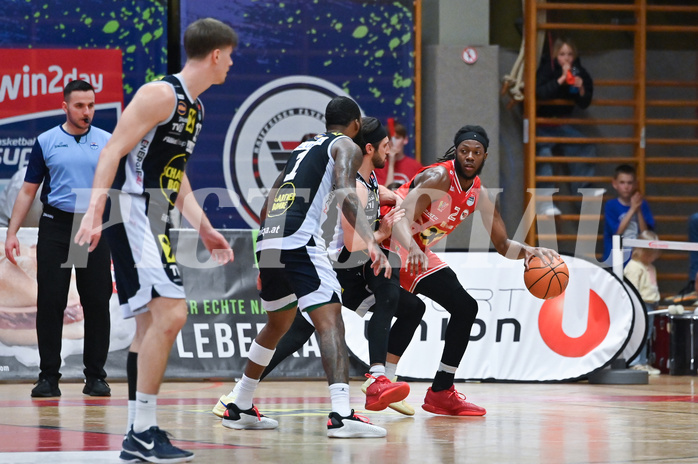 Basketball, Superliga 2024/25, Plazierungsrunde 5.Runde, Flyers Wels vs. Gmunden Swans,
