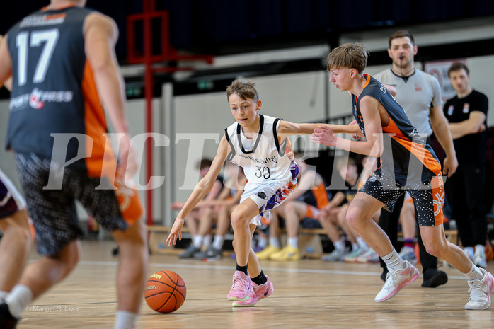 23.03.2025 Österreichischer Basketballverband 2024/25, SLMU16, Post SV Wien vs. Basket Dukes