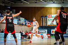 Basketball, bet-at-home Basketball Superliga 2021/22, Platzierungsrunde Spiel 10, Oberwart Gunners, BC GGMT Vienna, Ioannis Chatzinikolas (11)