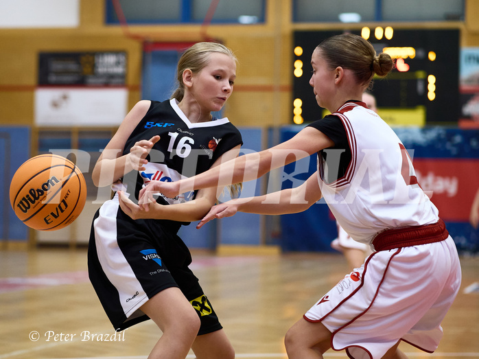 Basketball Superliga 2024/25, SLWU14 Traiskirchen Lionesses vs. DBK Steyrer Witches


