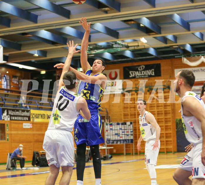 Basketball Superliga 2020/21, Viertelfinale Spiel 3 Gmunden Swans vs. UBSC Graz


