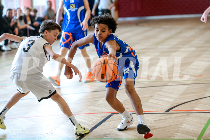 31.03.2025 Österreichischer Basketballverband 2024/25, SLMU14 Basket Flames WAT vs. FSN Baskets Wels