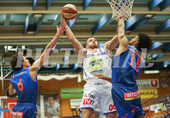 Basketball Superliga 2019/20,  4.Plazierungsrunde Gmunden Swans vs. Kapfenberg Bulls



