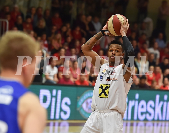Basketball ABL 2015/16 Playoff Finale Spiel 3 WBC Wels vs Gunners Oberwart