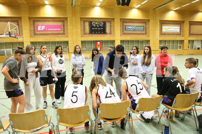 Basketball Damen Superliga 2022/23, Grunddurchgang 6.Runde Vienna United vs. Basket Flames