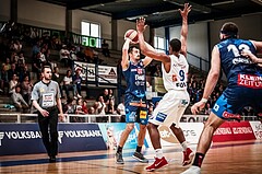 Basketball, ABL 2017/18, Grunddurchgang 33.Runde, Oberwart Gunners, Kapfenberg Bulls, Milan Stegnjaic (11)
