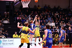 15.11.2024, Graz, Raiffeisen Sportpark Graz, Basketball Superliga 2024/25, Grunddurchgang, Runde 9, UBSC Raiffeisen Graz - SKN St. Pölten