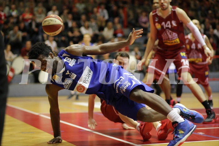 Basketball ABL 2015/16 Grunddurchgang 23.Runde Traiskirchen Lions vs. Oberwart Gunners 