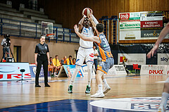 Basketball, bet-at-home Basketball Superliga 2020/21, Grunddurchgang 8. Runde, Oberwart Gunners, Klosterneuburg Dukes, Nigel Pruitt (11)