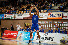 Basketball, Admiral Basketball Superliga 2019/20, Grunddurchgang 13.Runde, Oberwart Gunners, D.C. Timberwolves, Julien Hörberg (4)