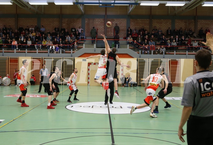 Basketball 2.Bundesliga 2017/18, Grunddurchgang 22.Runde Mistelbach Mustangs vs. UBC St.Pölten
