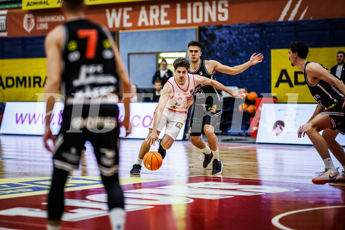 Basketball, Win2Day Superliga 2024/25, Grunddurchgang 15.Runde, Traiskirchen Lions, Fuerstenfeld Panthers, Aleksej Kostic (6)