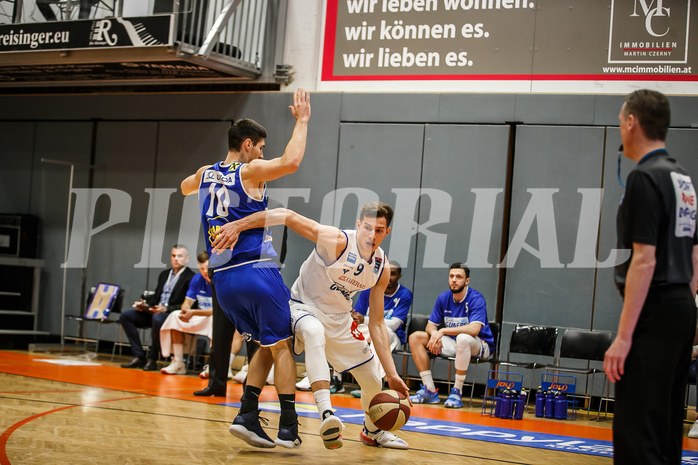 Basketball, Basketball Austria Cup 2020/21, Finale, Oberwart Gunners, Gmunden Swans, Edi Patekar (9)