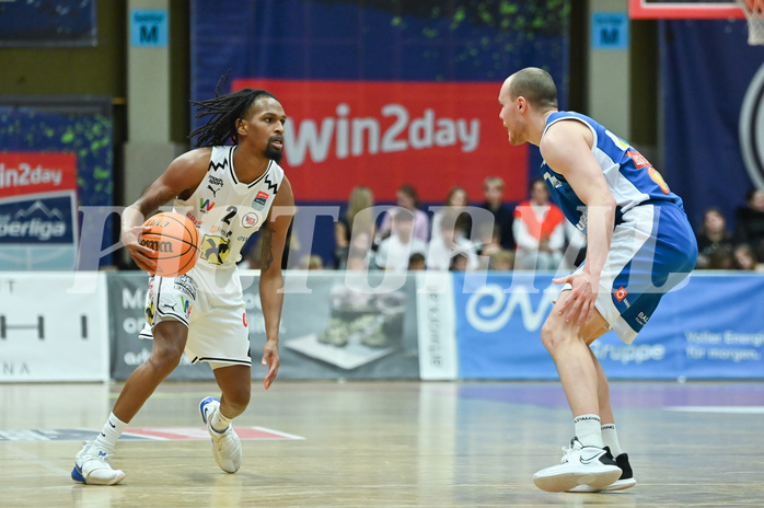 Basketball, Superliga 2023/24, Grunddurchgang 18. Runde, Flyers Wels vs. Oberwart Gunners,
