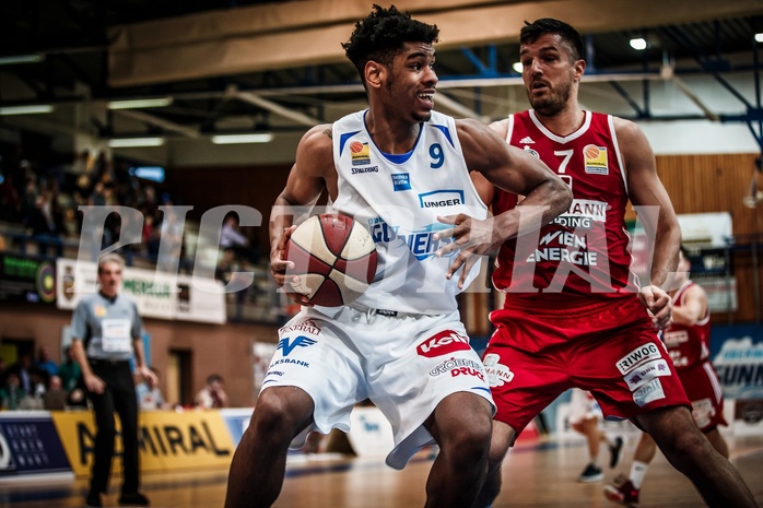 Basketball, ABL 2017/18, Grunddurchgang 27.Runde, Oberwart Gunners, BC Vienna, Gregg Denzel (9)